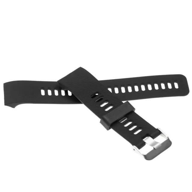 Armband Silikon 23mm schwarz für Garmin Forerunner 30, 35