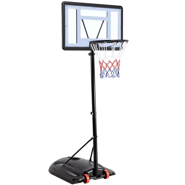 Basketballständer Basketbarkorb mit Rollen Korbanlage Outdoor Basketballanlage
