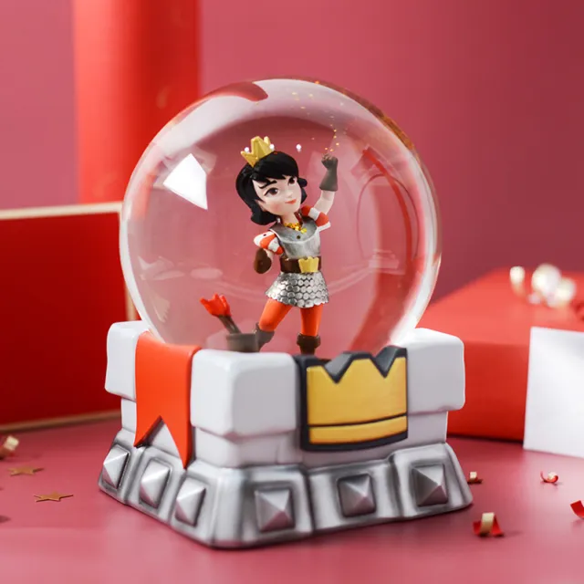 Supercell Clash Royale King Victory Snow Globe Limited Edition