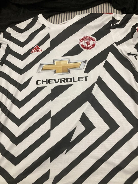 MAN UTD ZEBRA Shirt 20 21 B.fernandes 18 Size 2xl 27.50 PicClick UK
