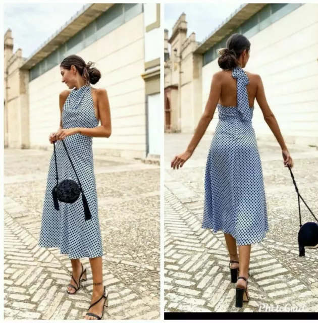 Zara polka shop dot midi