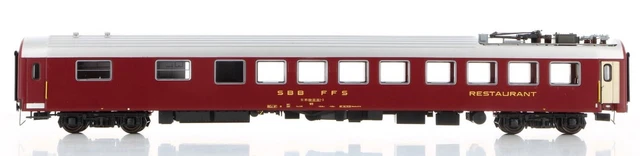 Voiture Restaurant SBB CFF UIC-X RIC – Ls Models Ho – Livrée C1 Orange (neuf)