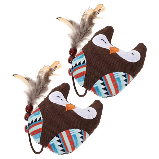 2 Piezas Interactivo Dulce Dibujos Animados Gato Juguete de Peluche,