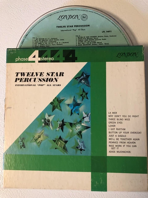 International All-Stars  Twelve Star Percussion  Reel To Reel Tape  7 1/2 Ips