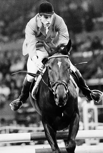 Horse Race Dion Van Groesen Riding Olympic Expo Matchline 1980 Old Photo