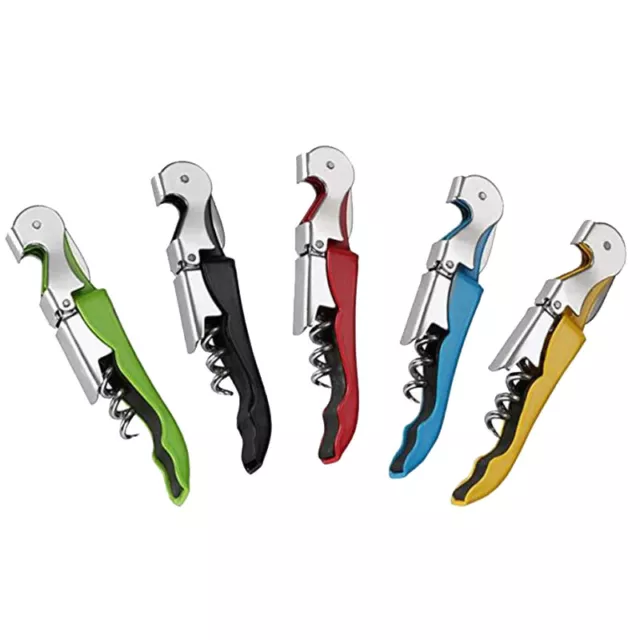 5 Pack Corkscrew Heavy Duty Wine Opener Set with Foil Cutter and Bottle2025