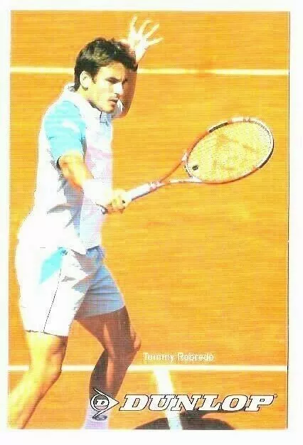 2004 - Tommy ROBREDO - Spanien - TENNIS - DUNLOP M-FIL pub-dos: seine palmares