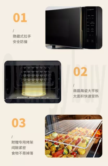 Midea Inverter Microwave Oven Home Intelligent Multifunctional Lightwave Oven CN 2