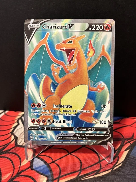 POKEMON TCG - Charizard V Full Art - Brilliant Stars - 153/172 - NM-M ...