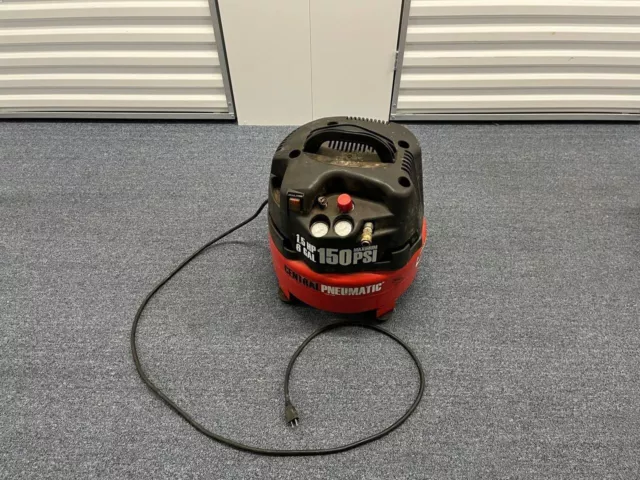 Central pneumatic 6 1.5 hp 150 psi professional air compressor deals