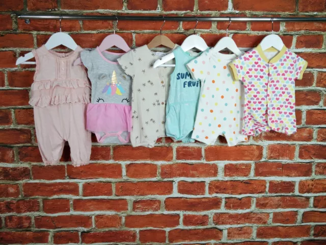 Baby Girls Bundle Age 0-3 Months Zara M&S Next Etc Romper Bodysuit Set Tutu 62Cm