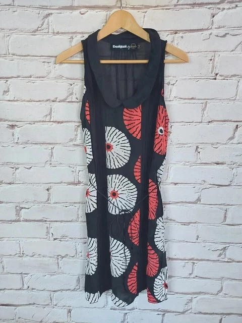 Robe femme Desigual by Lacroix Robe Robe Abito taille 42 D38 sans manches