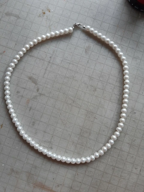 Collier perles fausses perles