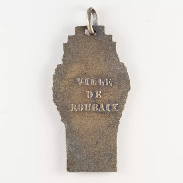 Médaille pendentif - Ville de Roubaix - Nord 2