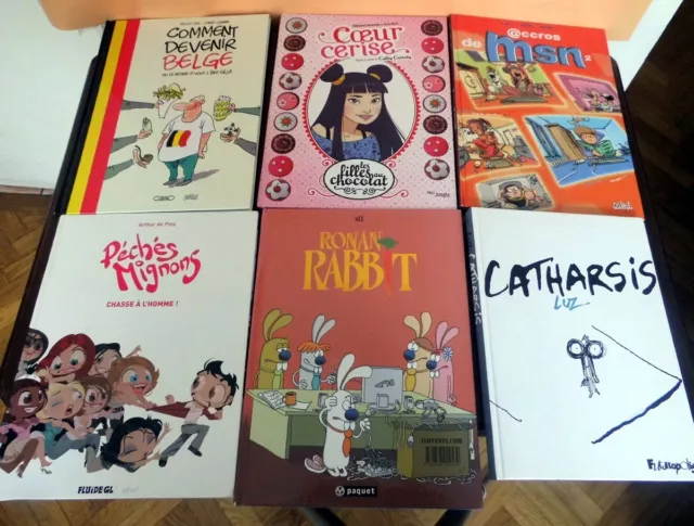 Lot De 6 Livres Bd ( Detail Dans Le Descriptif )