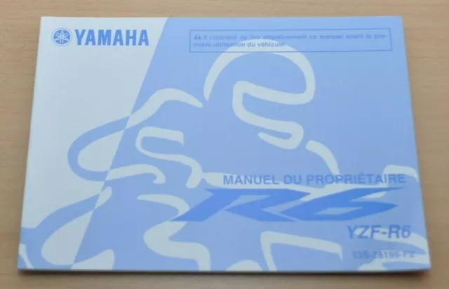 YAMAHA R6 YZF-R6 Manual du Proprietaire Bedienungsanleitung 2009 Bremsen Motor