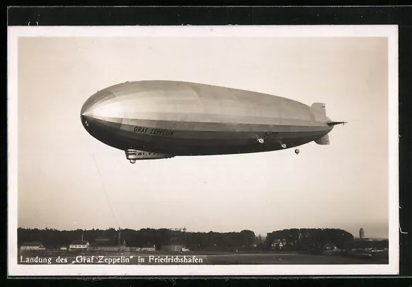 AK Friedrichshafen a. B., Landung des Luftschiff Graf Zeppelin LZ 127