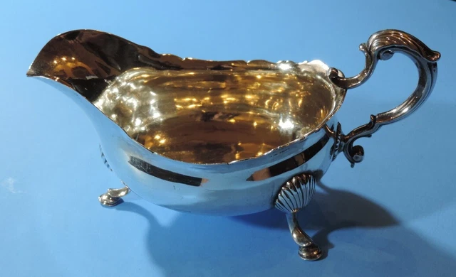 Irish Georgian Sterling Silver Gravy Boat - Dublin 18th century
