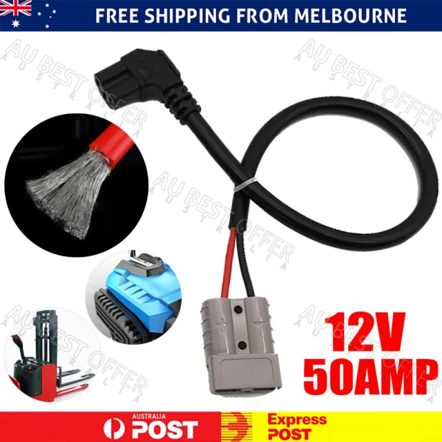 ANDERSON STYLE PLUG Adapter Cable 12v 50AMP Cord 50cm Lead Female Connector  AU $9.99 - PicClick AU