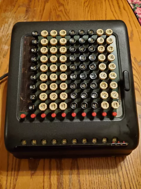 Antique Burroughs Electric Class 5 Adding Machine/Calculator Model 1691 A621252