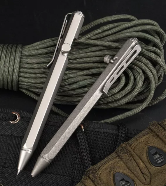 New TC4 Titanium Alloy Tactical Tool Business Signature Office Stationery Pen