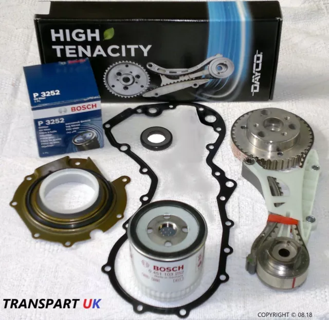 *Ford Transit Connect 1.8 Diesel Tdci Lower Wet Cassette Timing Belt Kit Gaskets