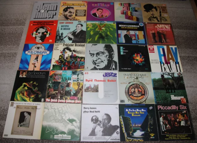20 Stück JAZZ SWING DIXIELAND Sammlung Vinyl Schallplatten in gutem Zustand