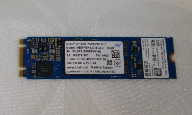 Intel Dell 16GB OPTANE Memory M10 4TJ55 NVMe MEMPEK1J016GAD