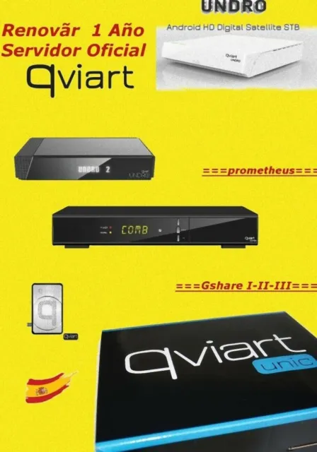 Recargar Servidor qviart undro 2 Combo unic mini Prometheus Renovar pt gshare