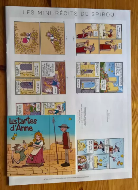 Supplément au Journal de Spirou n° 4339 - mini-récit FEROUMONT Les tartes d'Anne