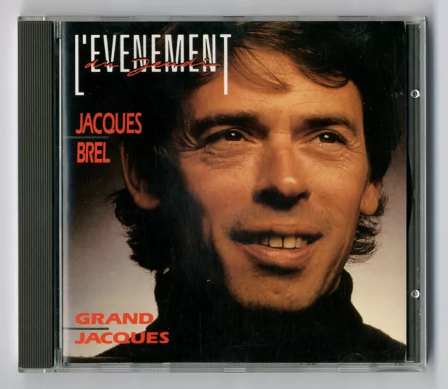 Rare Cd ★ Jacques Brel - Grand Jacques ★ Album Hors Commerce