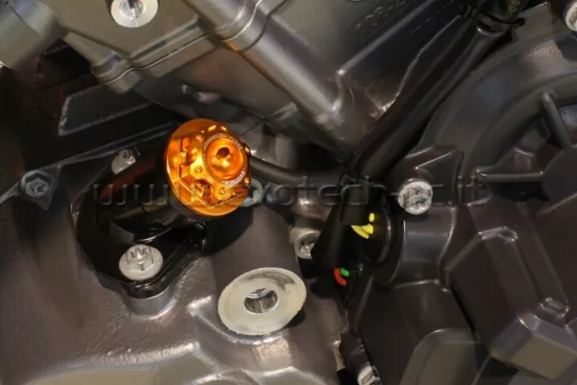 EVOTECH Cap Engine Oil ergal KTM 1390 Superduke R Orange
