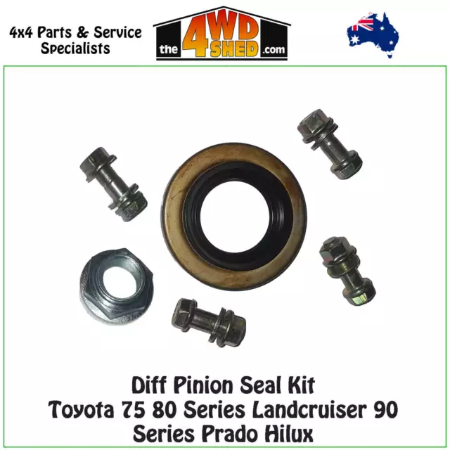 Diff Pinion Seal Kit fit Toyota 75 80 Series Landcruiser 90 Series Prado Hilux