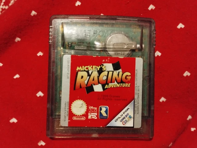 MICKEY'S RACING ADVENTURE [GENUINE] Nintendo Video Game Boy Color Game ...