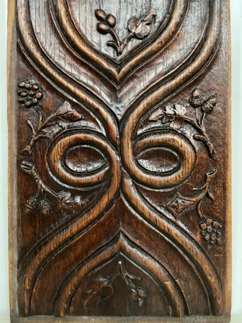 A Stunning Gothic Panel in oak (nr 7)