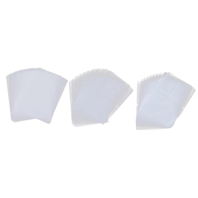 10 Pz PVC Trasparente 6 Fori Raccoglitore a  Mobili Raccoglitore per Pagine