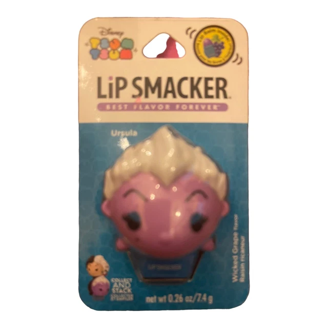 [LIP SMACKER] DISNEY Tsum Tsum Lip Balm Stackable URSULA Wicked Grape Flavor