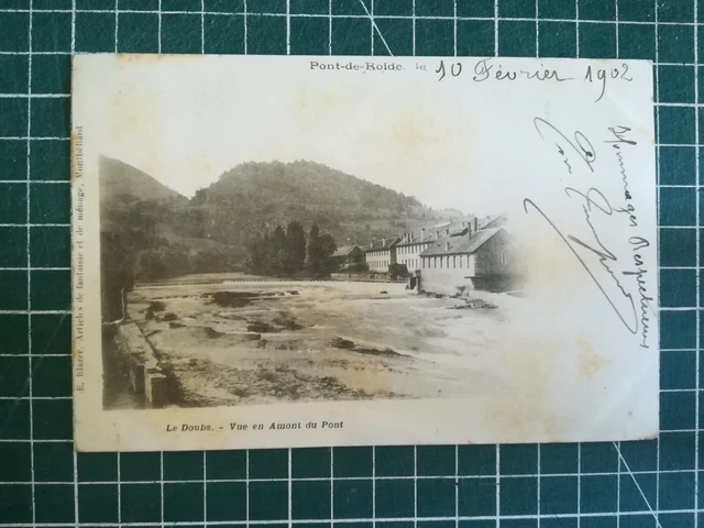 Sb018 CPA Tbe 1902 - Bridge Of Stiff - View From Doubs IN Upstream / The