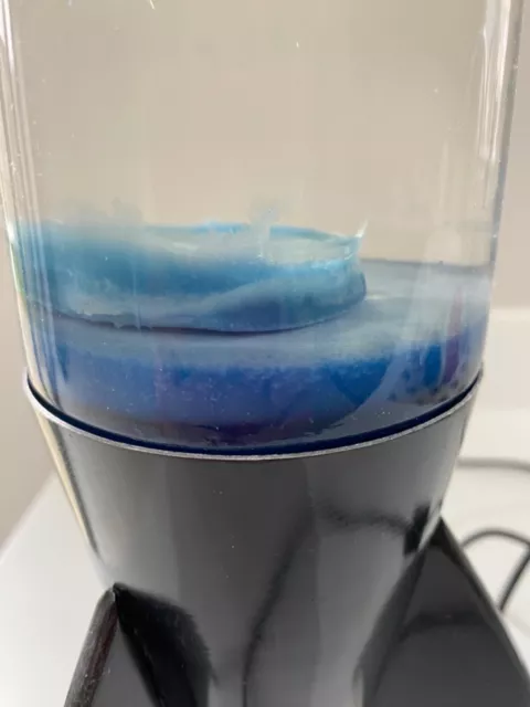 Blue rocket shaped Lava Lamp 3