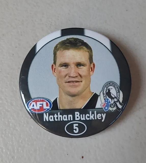 2004 Collingwood Magpies AFL Player Badge - Nathan Buckley