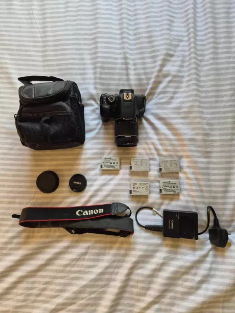Canon EOS 700D 18.0MP Digital SLR Camera - Black (Kit w/ EF-S 18-55mm IS STM...
