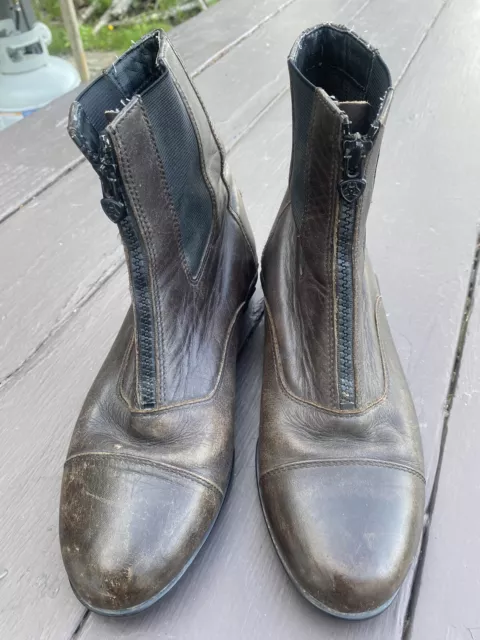 Ariat Brown Paddock Boots 8 B