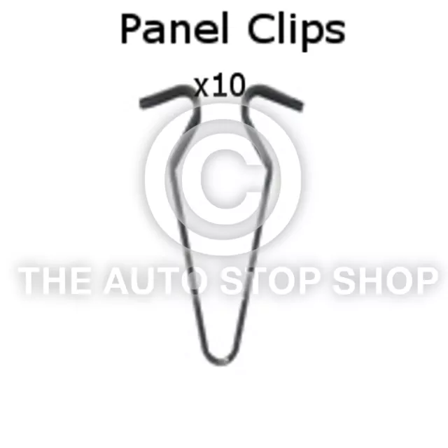 Panneau Pince Clips Bordure Gamme VW Inclus LT28-50 / Lupo / Passat 10pk Pièce