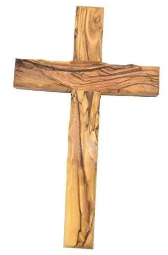 Wall Hanging Olive Wood Cross | Hand Carved Cross | Olivewood Christian Wall