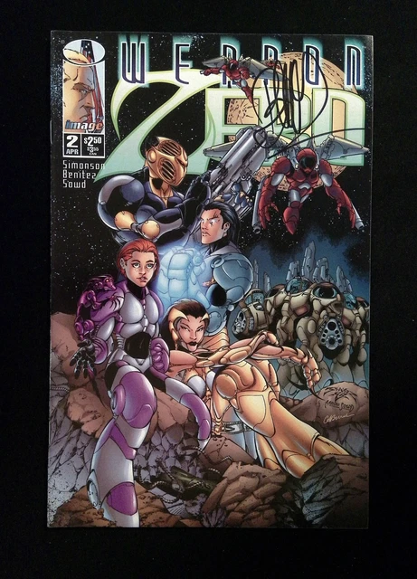 Weapon Zero #2 (2ND SERIES) Image Comics 1995 VF+  SIGNED JOE BENITEZ