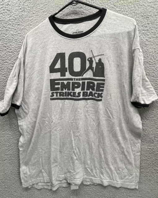 🔥 Disney Star Wars Celebration • 40th Empire Strikes Back T Shirt • Sz 2X 2XL