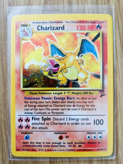 Pokémon TCG Charizard Base Set 2 4/130 Holo Rare | Near Mint