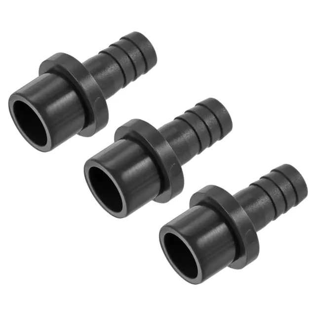 PVC Tuyau Raccord 12mm Barbelé x 20mm OD Tube Adaptateur Tuyau Connecteur Kit 3