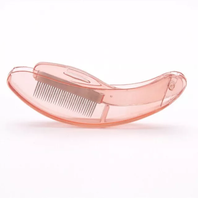 New Foldable Steel Eyebrow Eyelash Extension Brush Metal Makeup Comb Tool UK