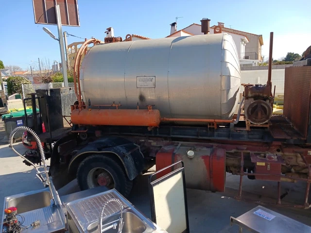 renault g290 polybenne bouille rependeuse pour bitume benne amovible 8